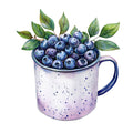 Blueberry Gardens Fabric Panel 33