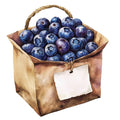Blueberry Gardens Fabric Panel 38