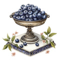 Blueberry Gardens Fabric Panel 8