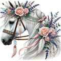 Boho Horses Fabric Panel 28