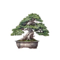 Bonsai Tree Fabric Panel 13