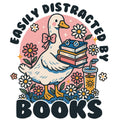 Book Lover Bookworm Fabric Panel 1
