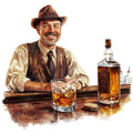 Bourbon Trail Fabric Panel 26