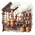 Bourbon Trail Fabric Panel 30
