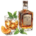Bourbon Trail Fabric Panel 34