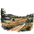 Bourbon Trail Fabric Panel 8