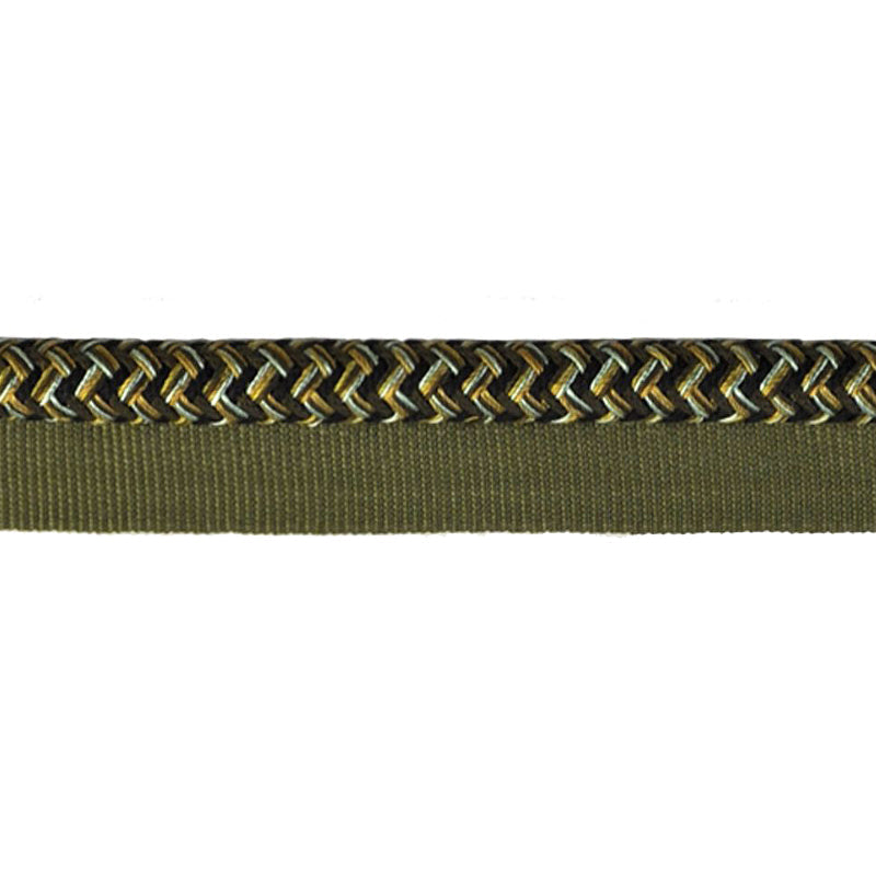 Braided Upholstery Piping Cord with Lip, 1/2-inch X 5 yards – Decorative Multicolor Welt Trim for Cushions & Furniture