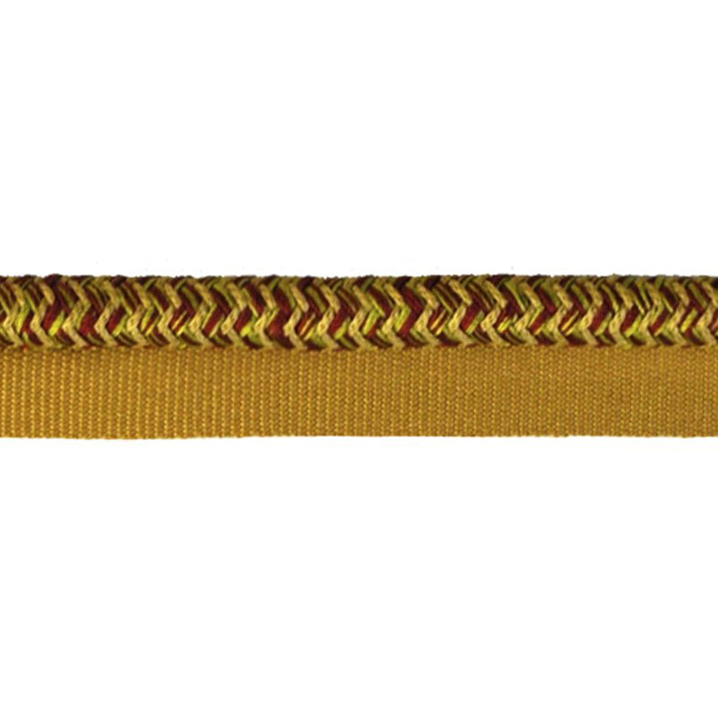 Braided Upholstery Piping Cord with Lip, 1/2-inch X 5 yards – Decorative Multicolor Welt Trim for Cushions & Furniture