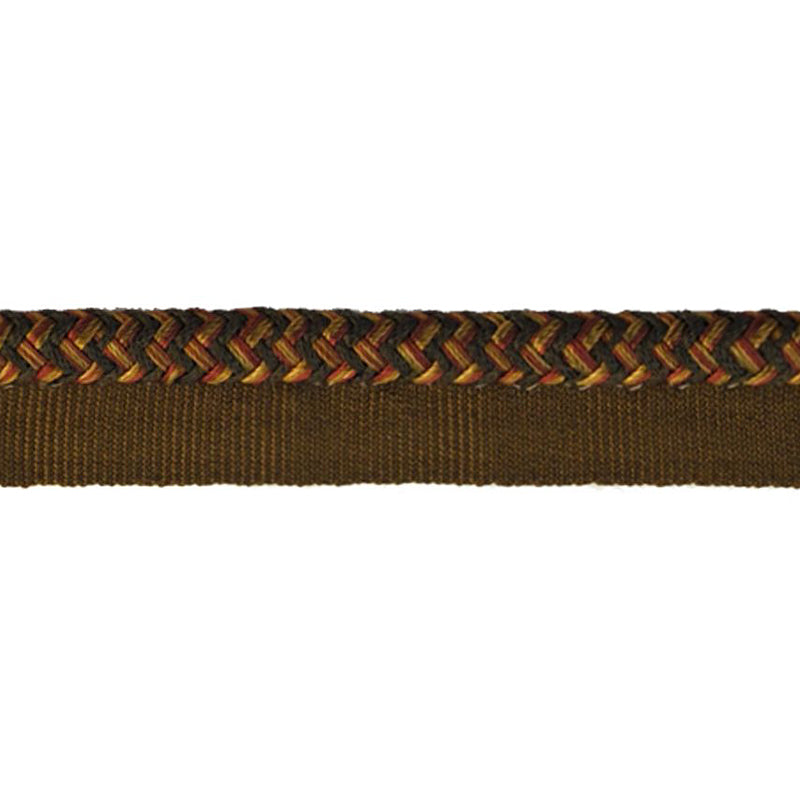 Braided Upholstery Piping Cord with Lip, 1/2-inch X 5 yards – Decorative Multicolor Welt Trim for Cushions & Furniture