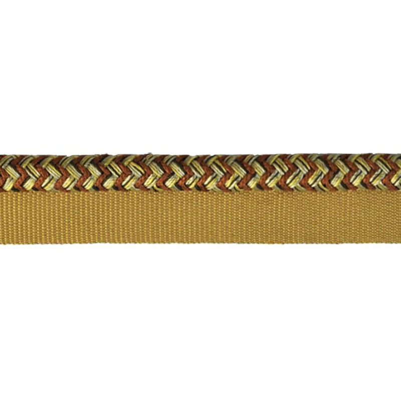 Braided Upholstery Piping Cord with Lip, 1/2-inch X 5 yards – Decorative Multicolor Welt Trim for Cushions & Furniture