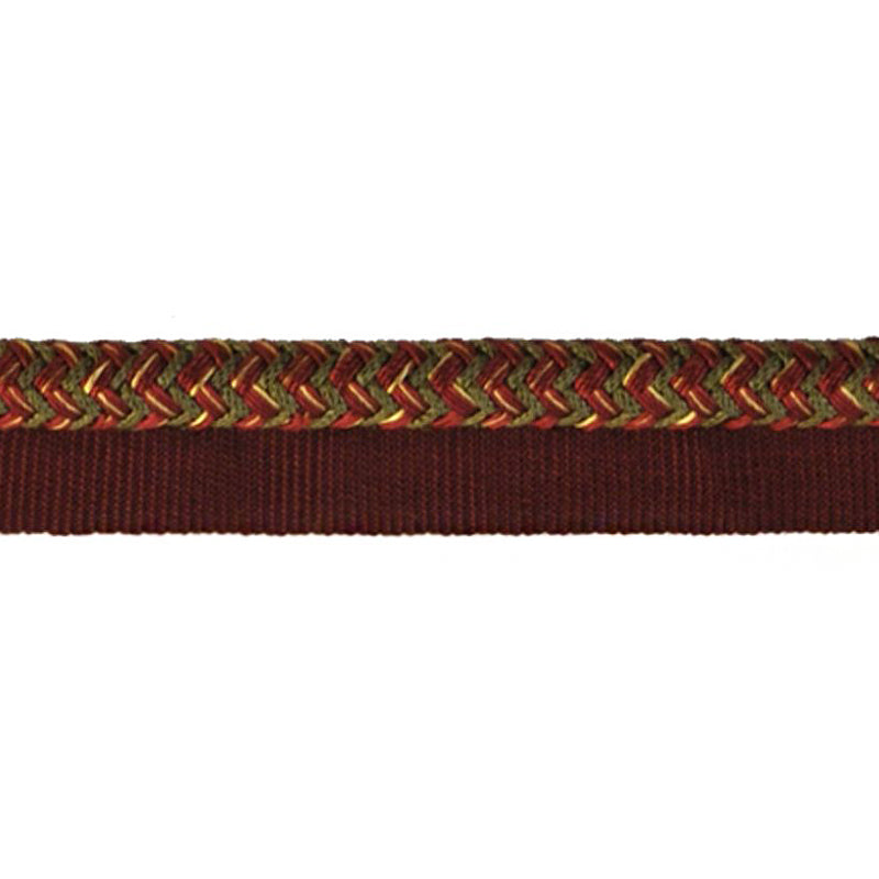 Braided Upholstery Piping Cord with Lip, 1/2-inch X 5 yards – Decorative Multicolor Welt Trim for Cushions & Furniture