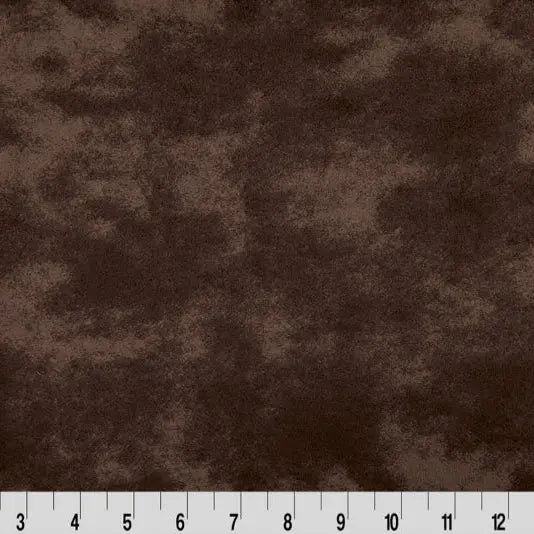 Brown Extra Wide Mist Cuddle Chocolate Fabric per yard