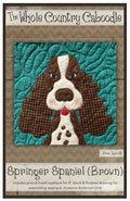 Brown Springer Spaniel Precut Fused Applique Pack
