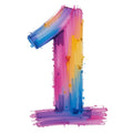 Brushstroke Alphabet Fabric Panel 33
