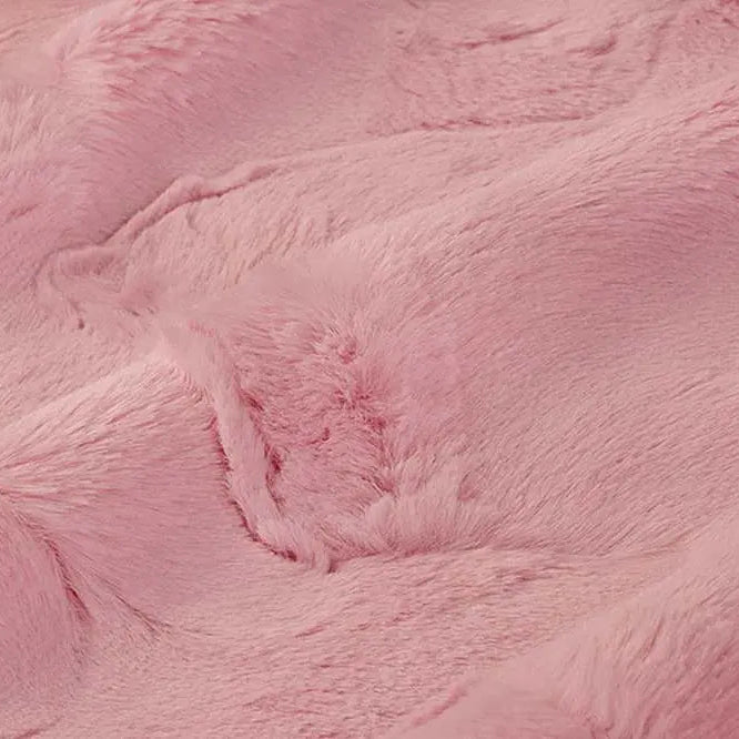 Bubblegum Luxe Cuddle Hide 58/60" Fabric per yard