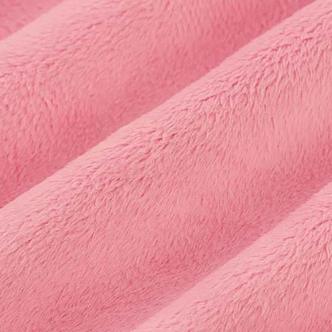 Bubblegum Solid Cuddle 3 58/60" Fabric per yard