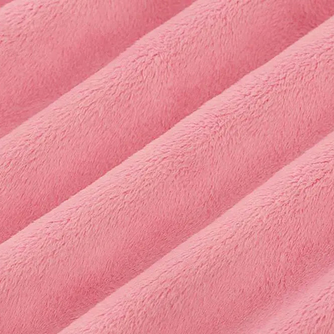 Bubblegum Solid Cuddle 3 58/60" Fabric per yard