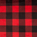 Buffalo Check Cuddle�� Scarlet/Black 58/60" Fabric Per Yard