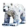 Building Bricks Animals Fabric Panel 31