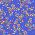Buzzing Around the Garden Colorful Butterflies Cotton 43"/44" Fabric Per Yard