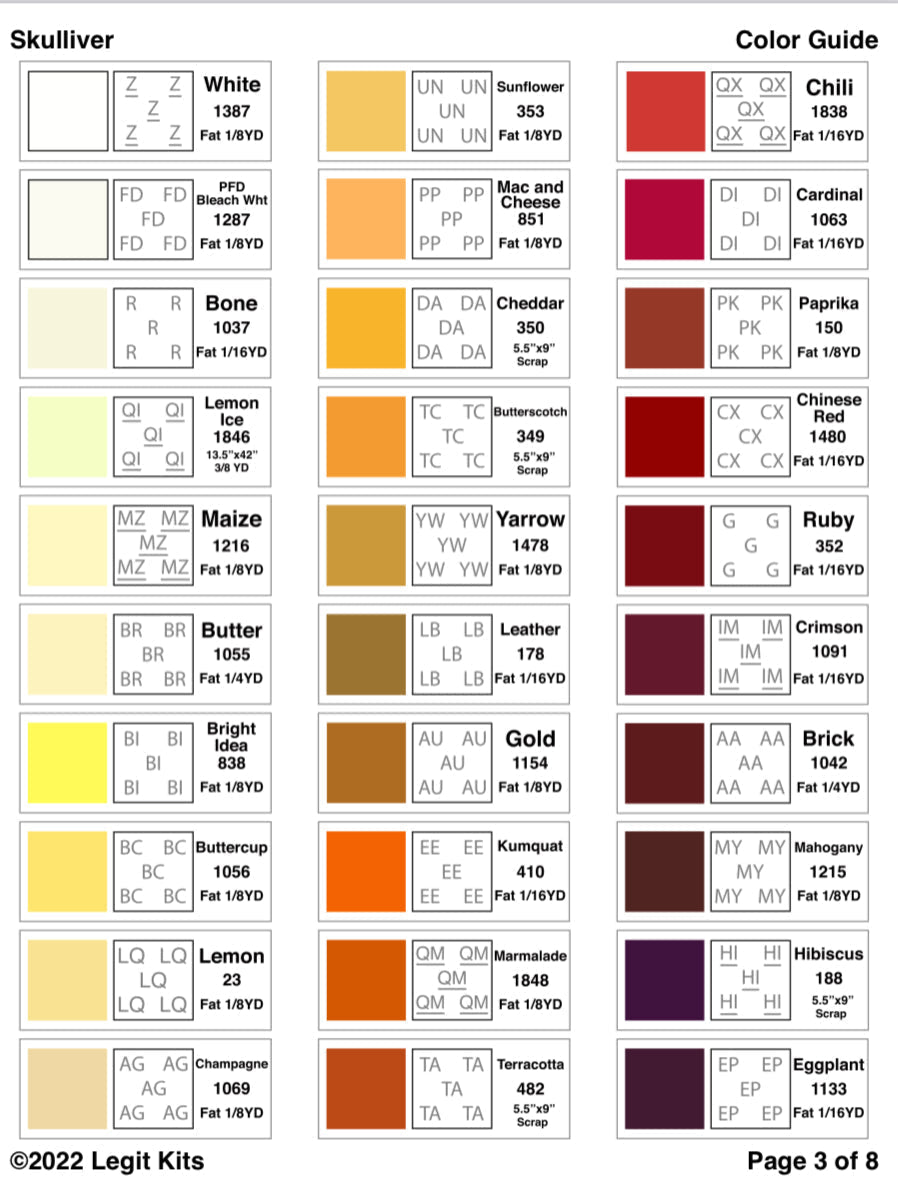 Skulliver Pattern
