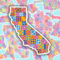 California State Quilt Stickers