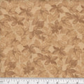Camel Harvest Leaves 45" Wide Cotton Fabric Per Yard