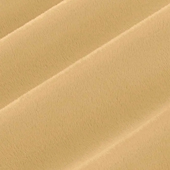 Camel Solid Cuddle 3 58/60" Fabric per yard