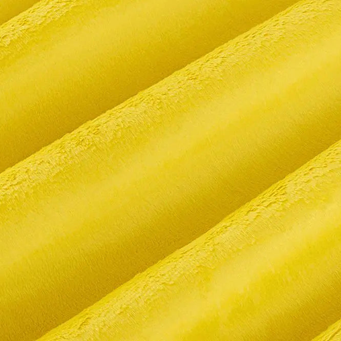 Canary Solid Cuddle 3 58/60" Fabric per yard
