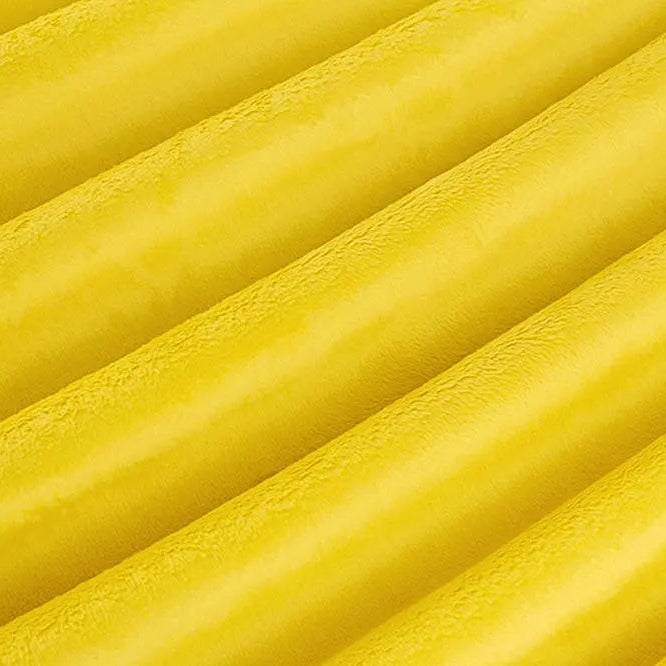 Canary Solid Cuddle 3 58/60" Fabric per yard