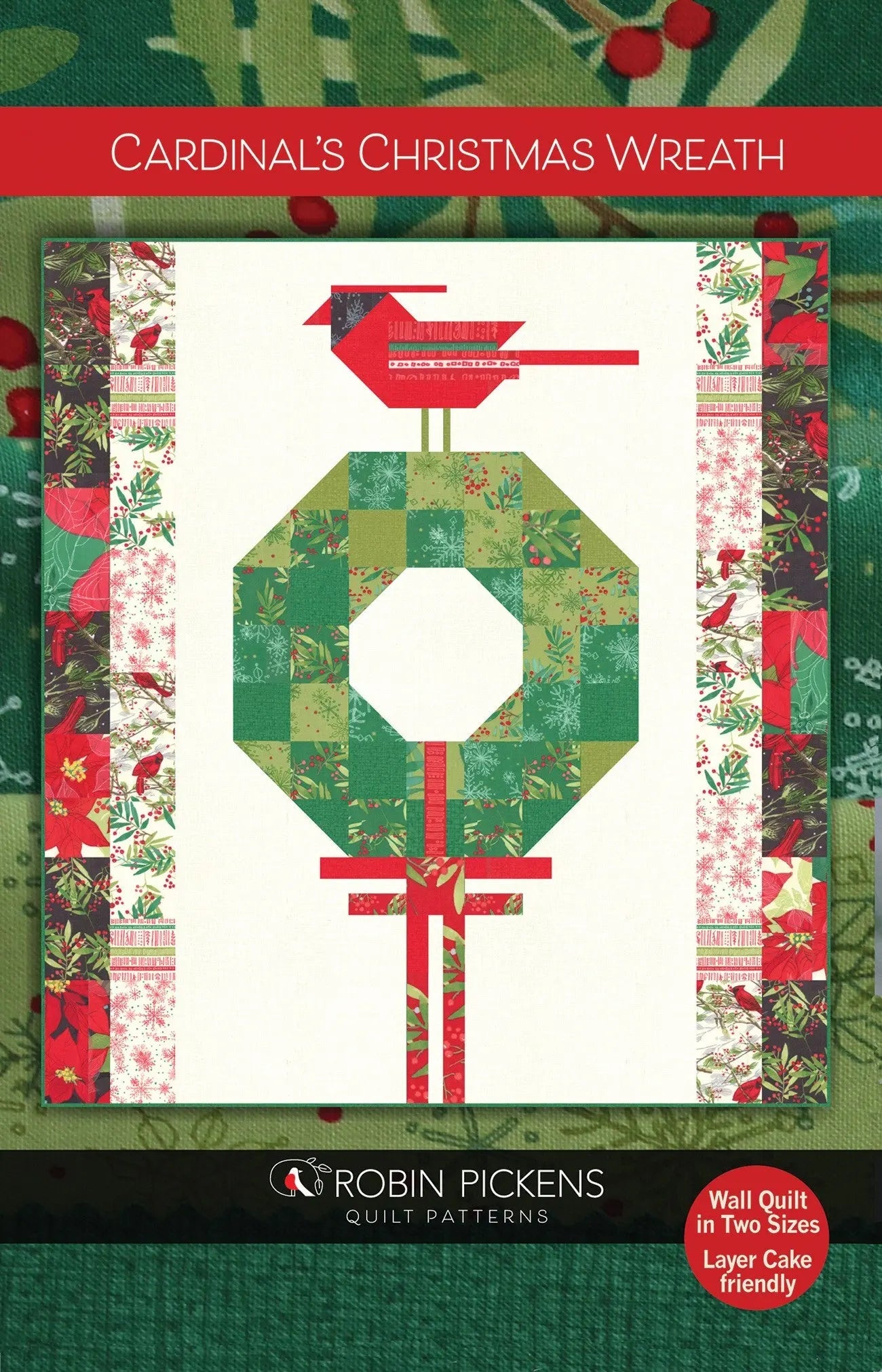 Cardinal's Christmas Wreath