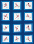 Cardinals 9in  Theme Quilt Blocks