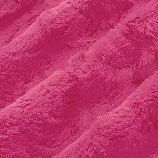 Carnation Luxe Cuddle Hide 58/60" Fabric per yard