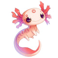 Cartoon Axolotl Fabric Panel 29
