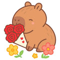 Cartoon Capybara Fabric Panel 1