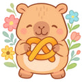 Cartoon Capybara Fabric Panel 11