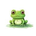 Cartoon Frogs Fabric Panel 13