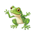 Cartoon Frogs Fabric Panel 9