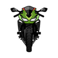 Cartoon Motorcycles Fabric Panel 6