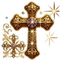 Catholic Symbols Fabric Panel 8