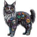 Cats de Los Muertos Fabric Panel 23