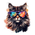 Cats with Sunglasses Fabric Panel 20