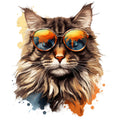 Cats with Sunglasses Fabric Panel 21