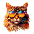 Cats with Sunglasses Fabric Panel 6