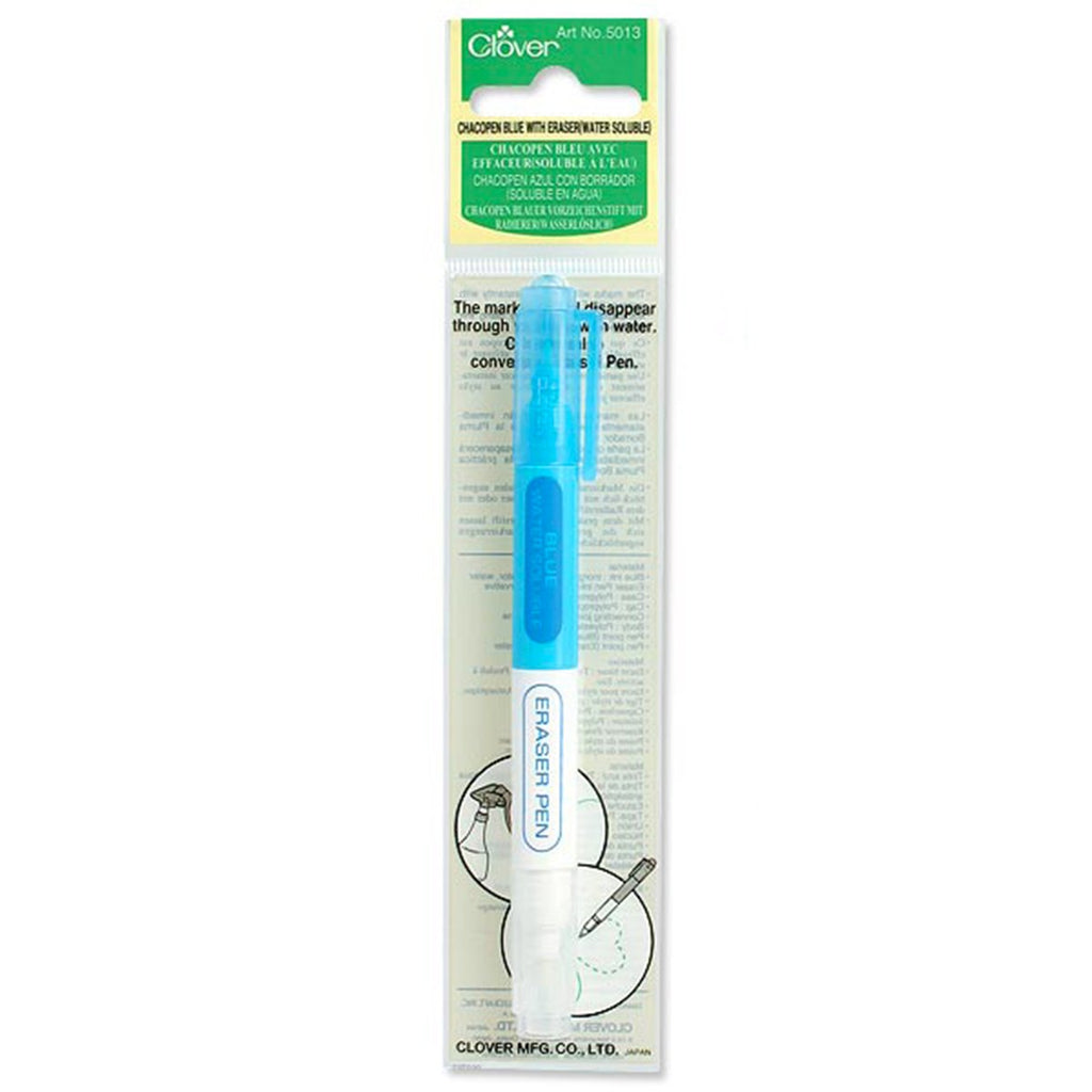 Chacopen Blue With Eraser (Water Soluble)