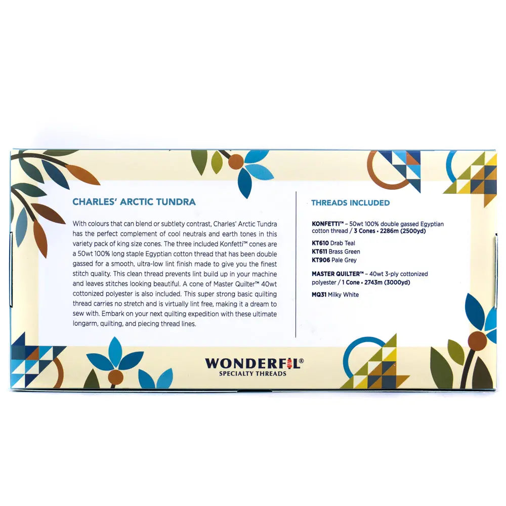 Charles’ Arctic Tundra by Edyta Sitar - Mixed Thread Pack