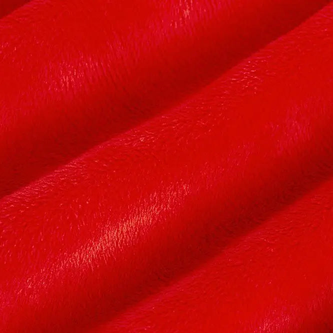 Cherry Solid Cuddle 3 58/60" Fabric per yard