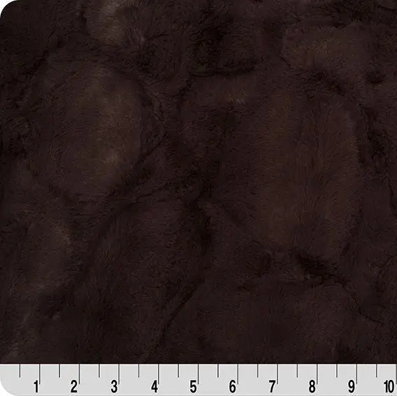 Chestnut Luxe Cuddle Hide 58/60" Fabric per yard