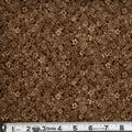 Chocolate Confetti Floral 45" wide Fabric per yard