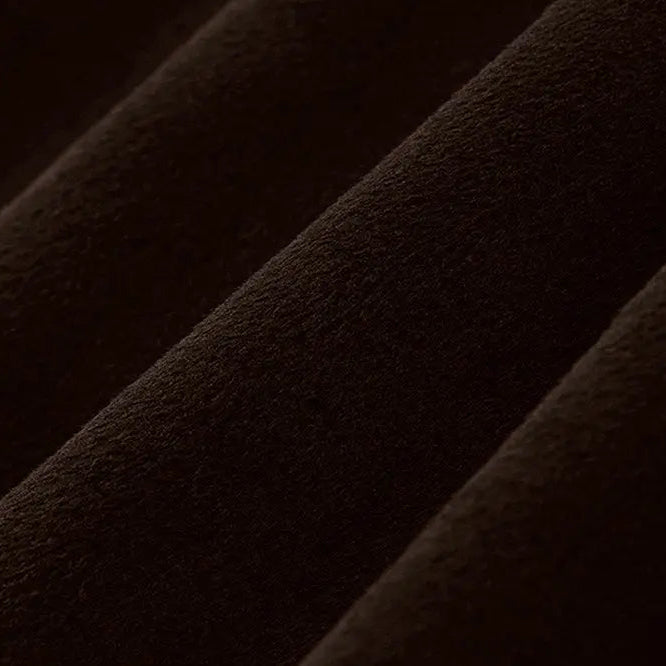 Chocolate Solid Cuddle 3 58/60" Fabric per yard